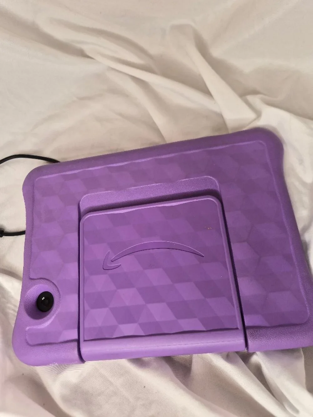 Amazon Fire 7 9th Gen Kids Tablet Purple Case Charger Bundle Tested
